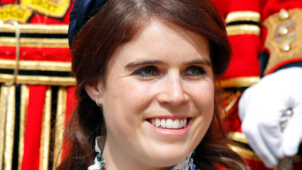 La principessa Eugenie in posa a un evento