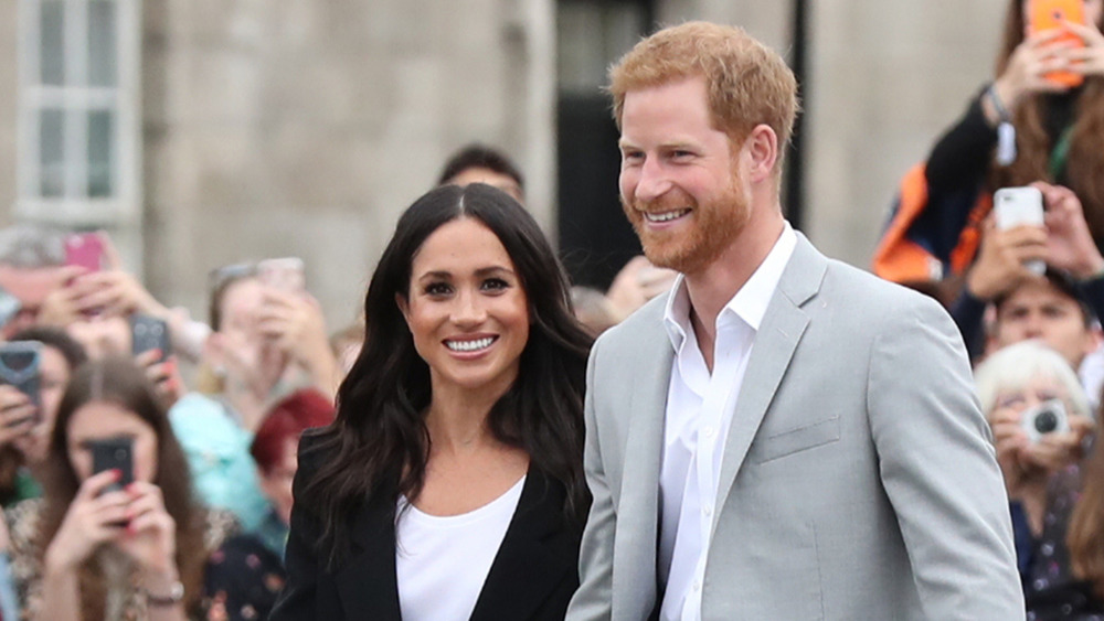 Meghan Markle e il principe Harry a un evento 