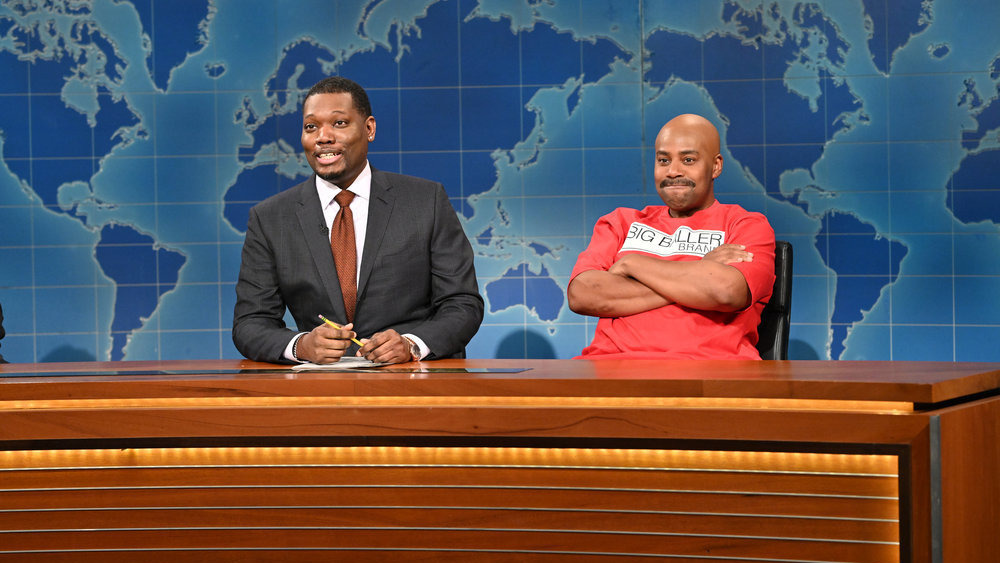 Michael Che e Kenan Thompson su SNL