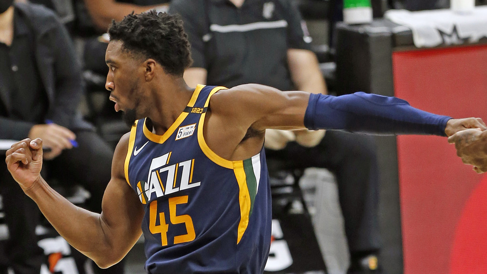 Donovan Mitchell festeggia