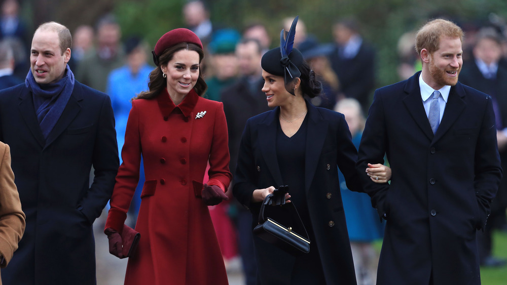 Il principe Harry, il principe William, Kate Middleton, Meghan Markle