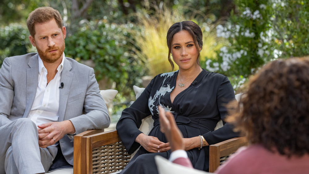 Il principe Harry e Meghan Markle parlano con Oprah Winfrey