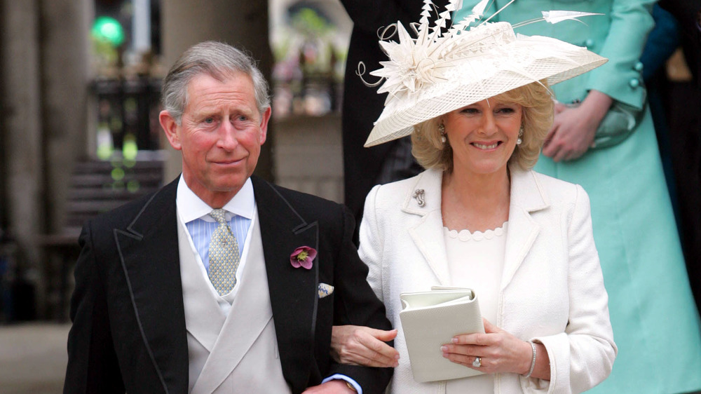 Il principe Carlo e Camilla Parker-Bowles al loro matrimonio