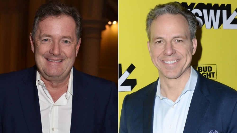 Piers Morgan e Jake Tapper sui red carpet