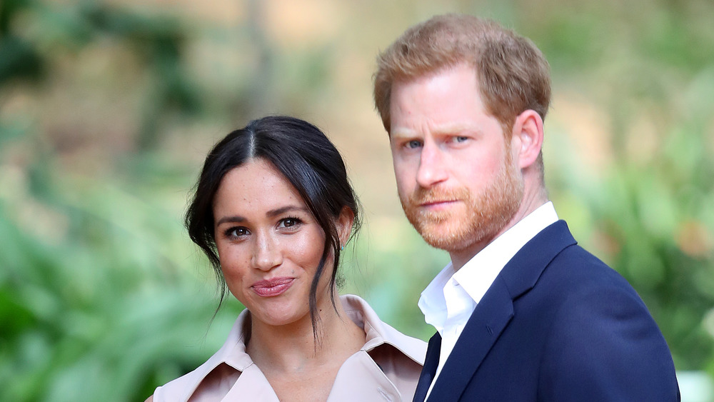 Meghan Markle e il principe Harry in posa