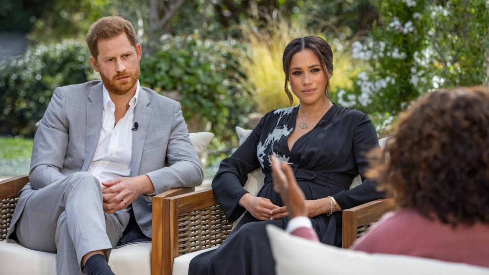 Il principe Harry e Meghan Markle si siedono con Oprah Winfrey