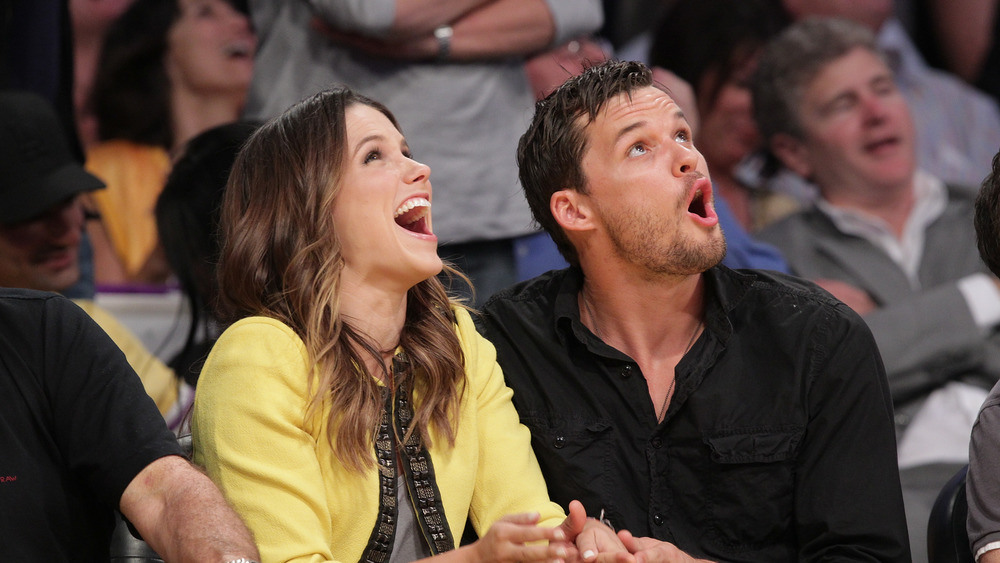 Sophia Bush e Austin Nichols guardano il basket