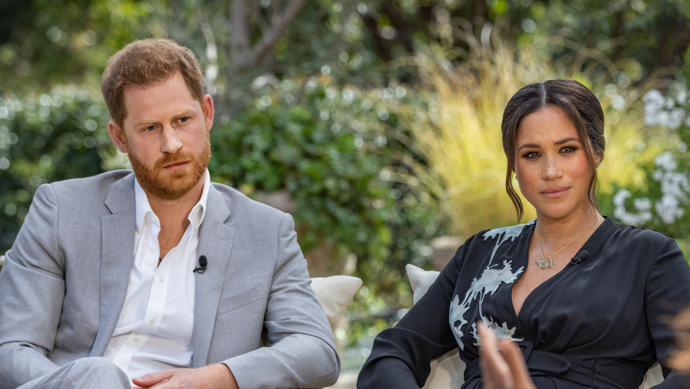 Il principe Harry e Meghan Markle si siedono per la loro intervista a Oprah