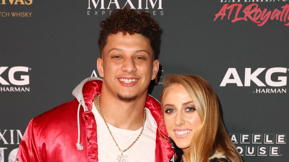 Brittany Matthew e Patrick Mahomes all'evento