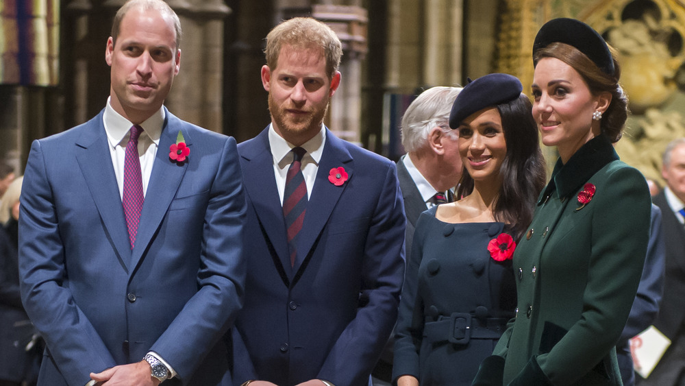 Il principe William, il principe Harry, Meghan Markle, Kate Middleton