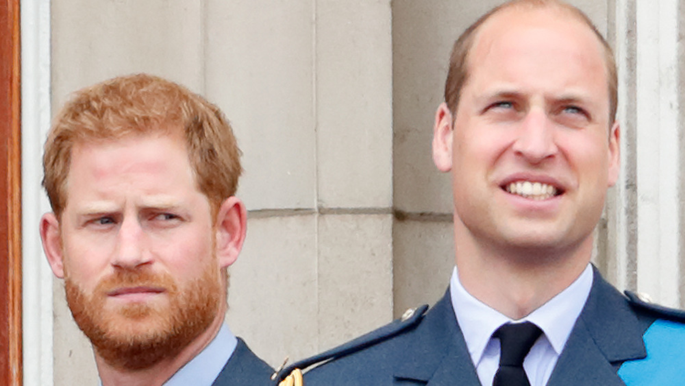 Il principe William e il principe Harry all'evento reale