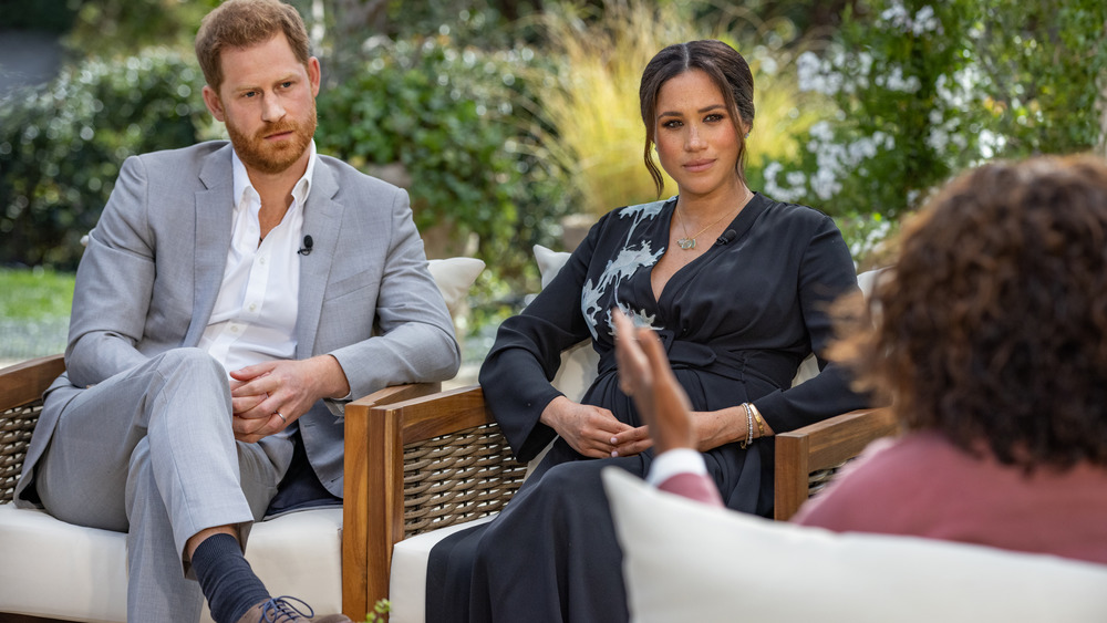 Il principe Harry e Meghan Markle parlano con Oprah Winfrey 