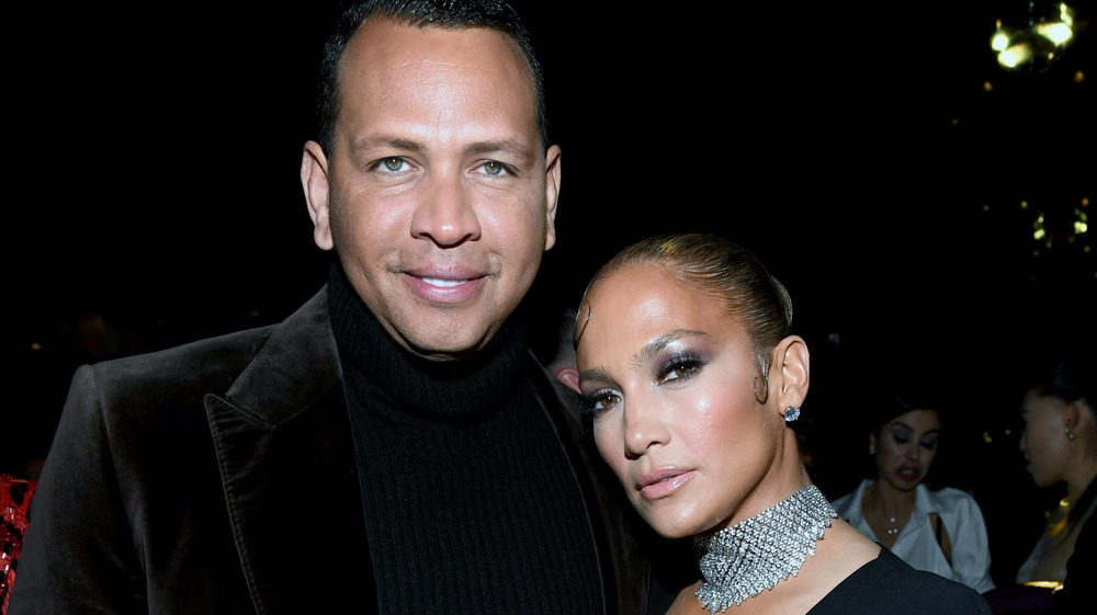 Alex Rodriguez e Jennifer Lopez partecipano allo spettacolo di Tom Ford nel 2020