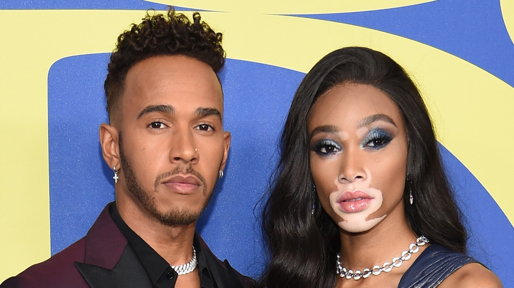 Lewis Hamilton e Winnie Harlow