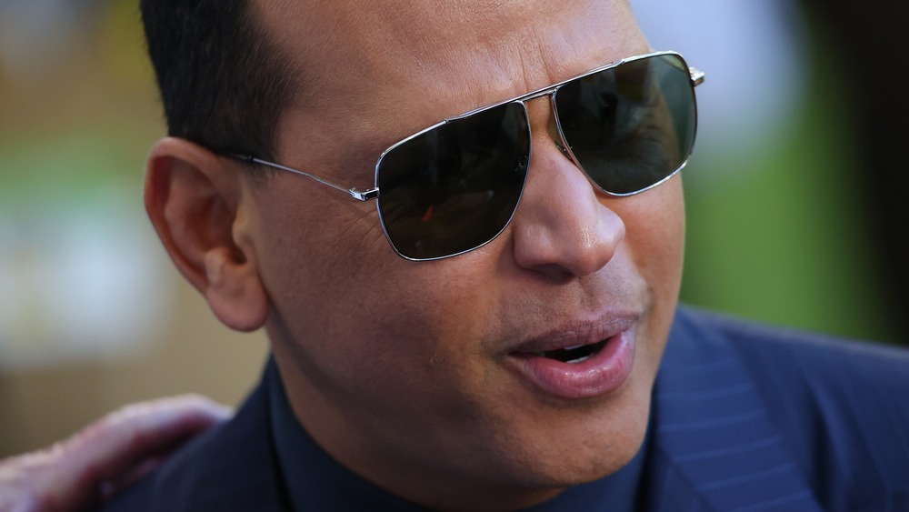 Alex Rodriguez all'evento sportivo