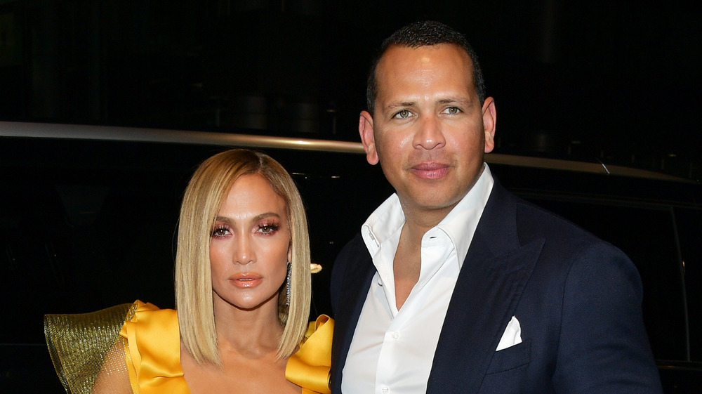 Jennifer Lopez e Alex Rodriguez posano