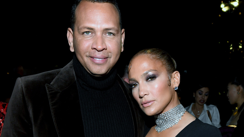 Jennifer Lopez e Alex Rodriguez posano