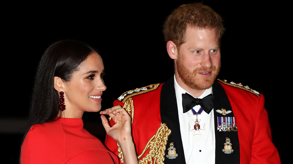 Meghan e Harry partecipano al Mountbatten Music Festival nel 2020