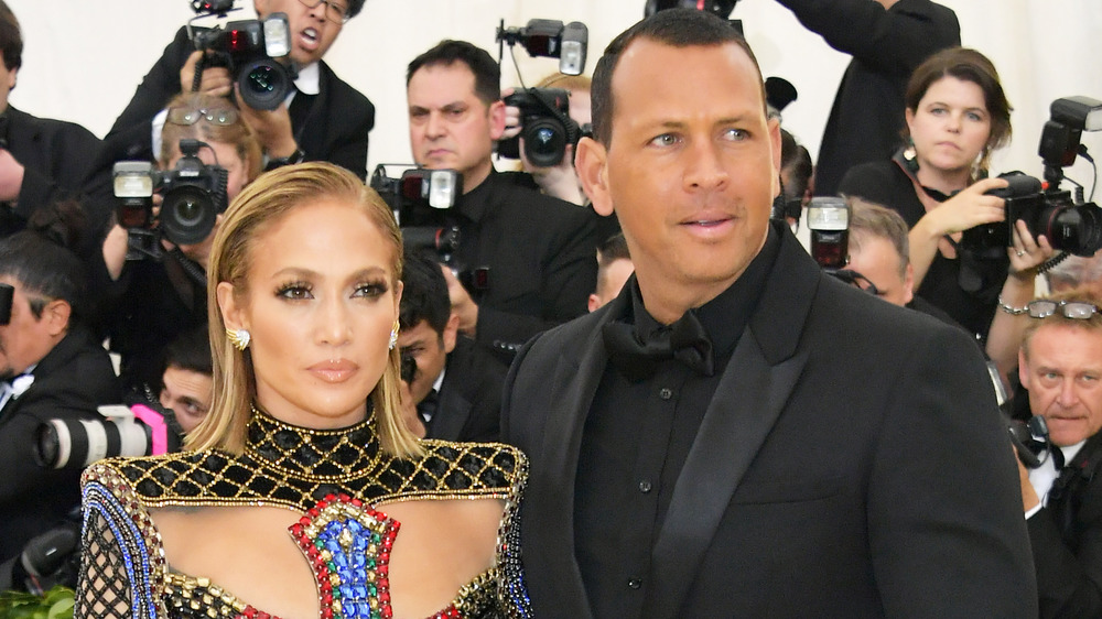 Jennifer Lopez e Alex Rodriguez in posa