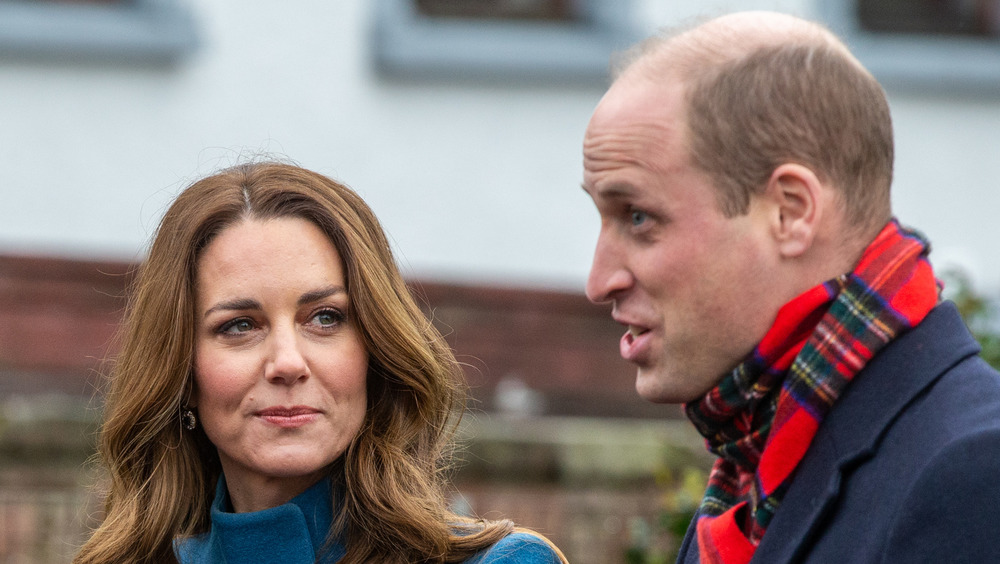 Kate Middleton e il principe William seri