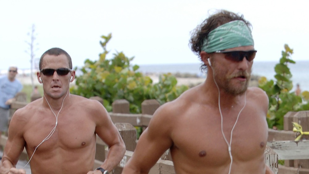 Lance Armstrong e Matthew McConaughey vanno a correre