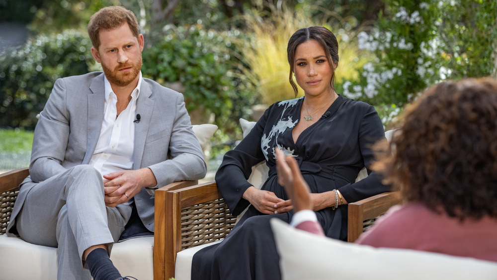 Il principe Harry e Meghan Markle parlano con Oprah Winfrey