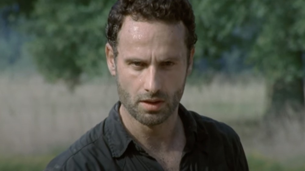 Andrew Lincoln nel ruolo di Rick Grimes in The Walking Dead