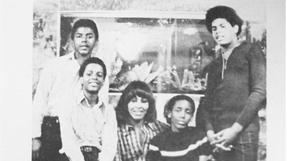Tina Turner e i suoi quattro figli 