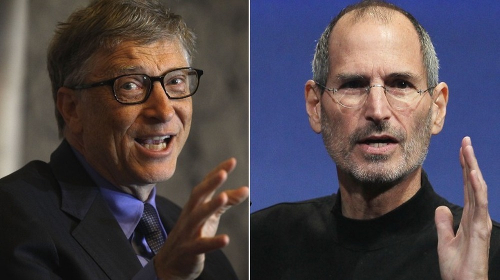 Bill Gates e Steve Jobs parlano