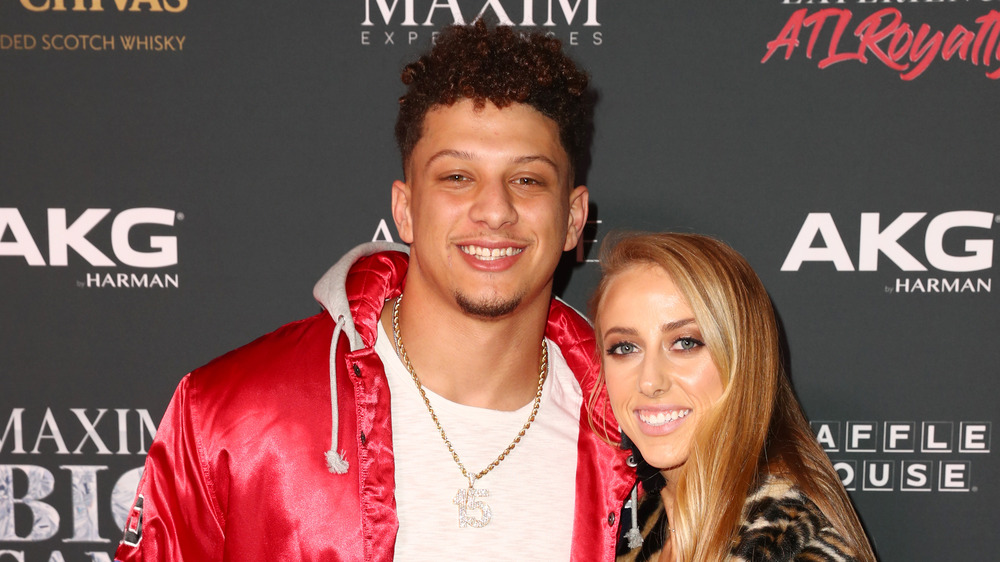 Brittany Matthews e Patrick Mahomes a un evento 