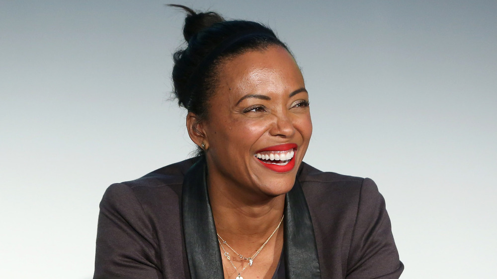 Aisha Tyler su un pannello