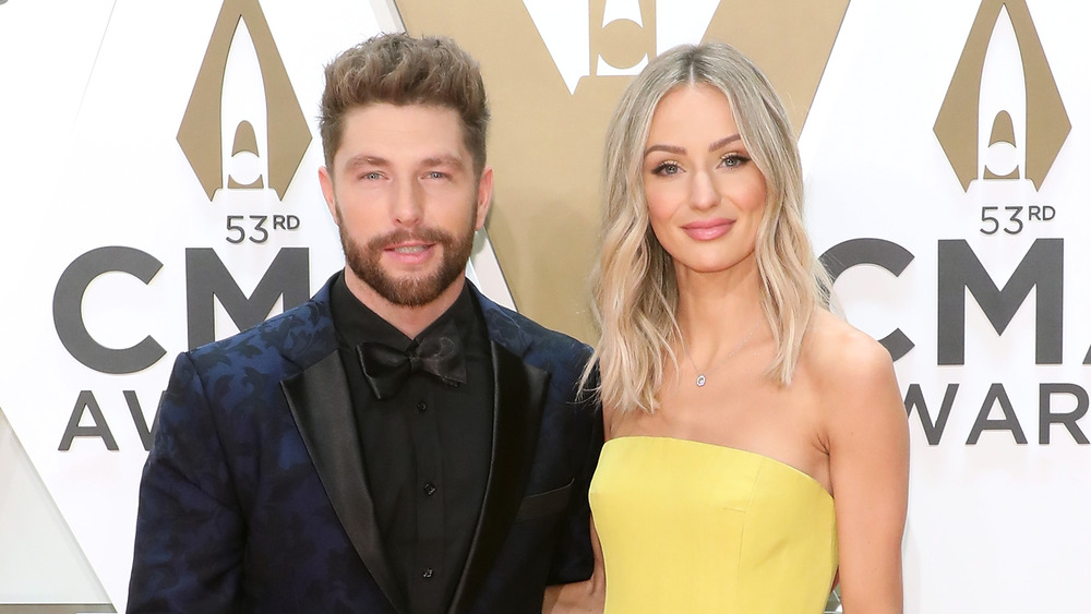 Chris Lane e Lauren Bushnell al CMA's 