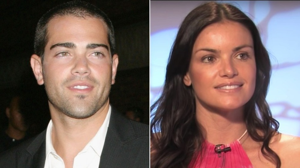 Jesse Metcalfe sorride (a sinistra), Courtney Robinson sorride (a destra)