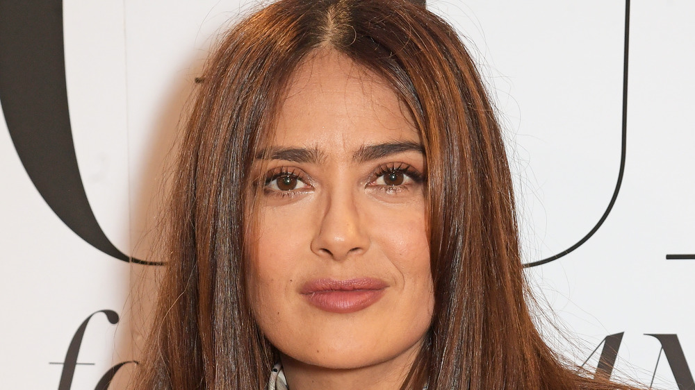 Salma Hayek espressione neutra