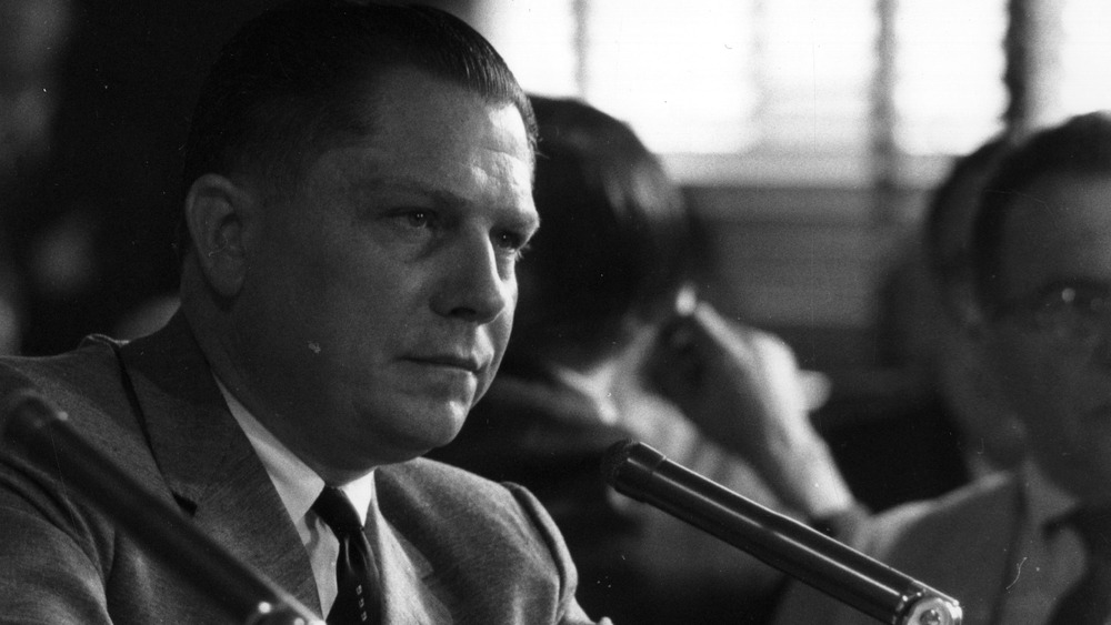 Il leader sindacale americano Jimmy Hoffa