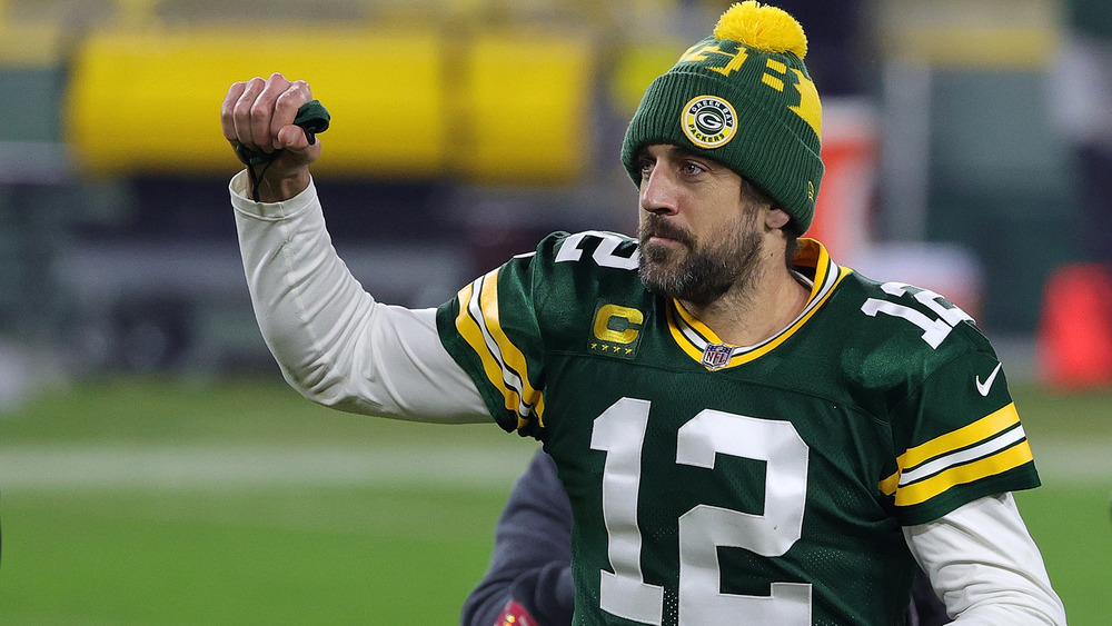 Aaron Rodgers sul campo