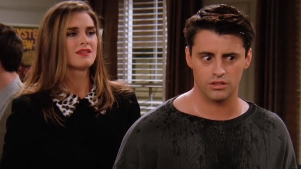 Brooke Shields e Matt LeBlanc in 'Friends'