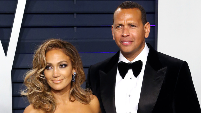 Jennifer Lopez e Alex Rodriguez in posa