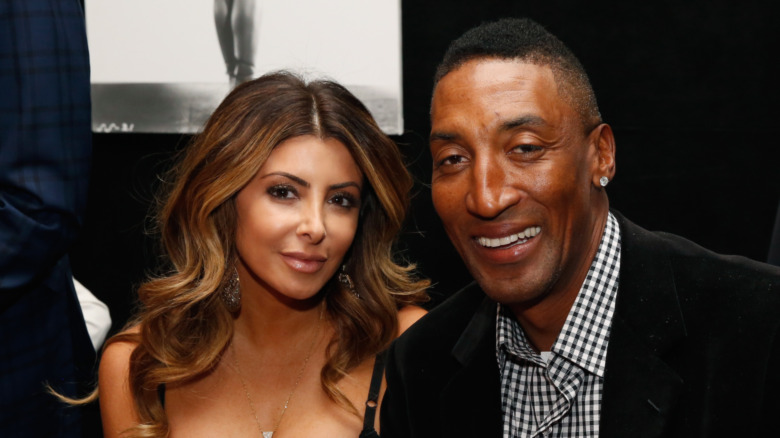 Larsa Pippen e Scottie Pippen seduti insieme