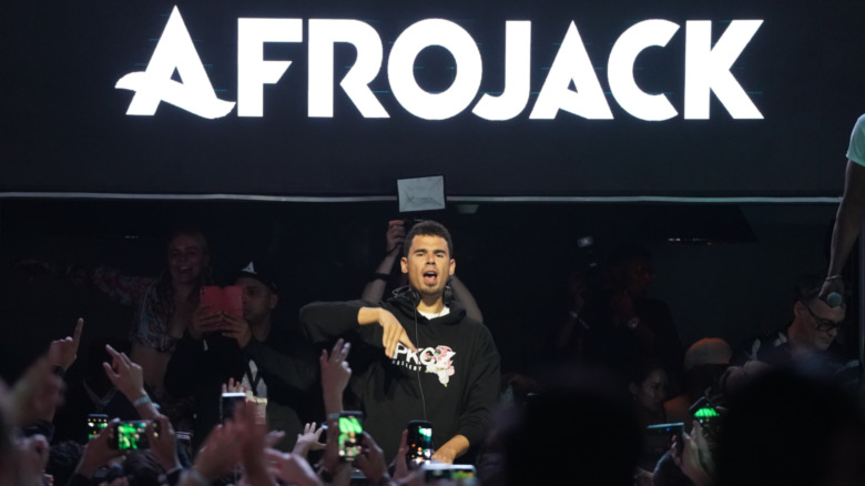 Esibizione di Afrojack 