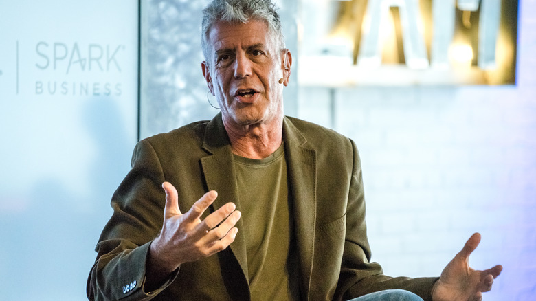 Anthony Bourdain parlando al SXSW 2016