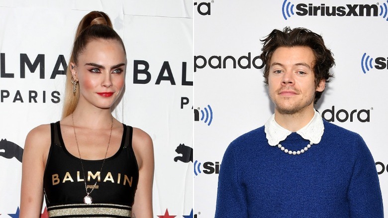 Cara Delevingne, Clara Paget e Harry Styles