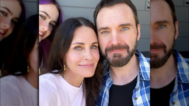 Coco Arquette, Courteney Cox e Johnny McDaid