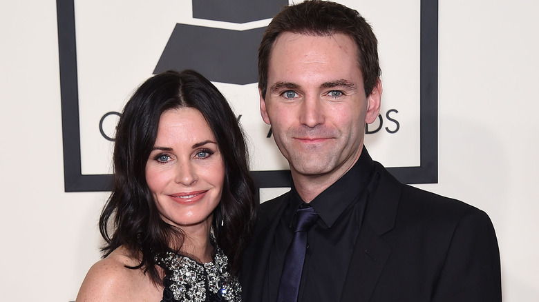 Courteney Cox e Johnny McDaid ai Grammy