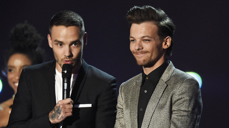 Liam Payne e Louis Tomlinson sul palco 