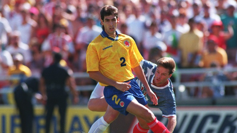 Andres Escobar durante una partita nel 1994