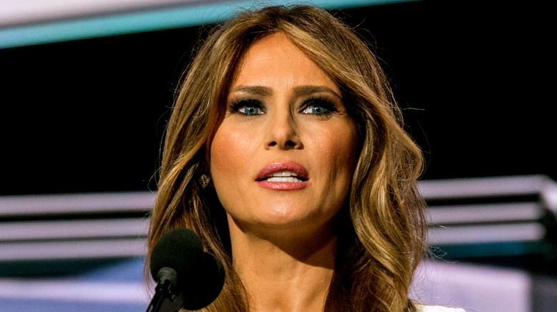 Melania Trump parla nel 2016