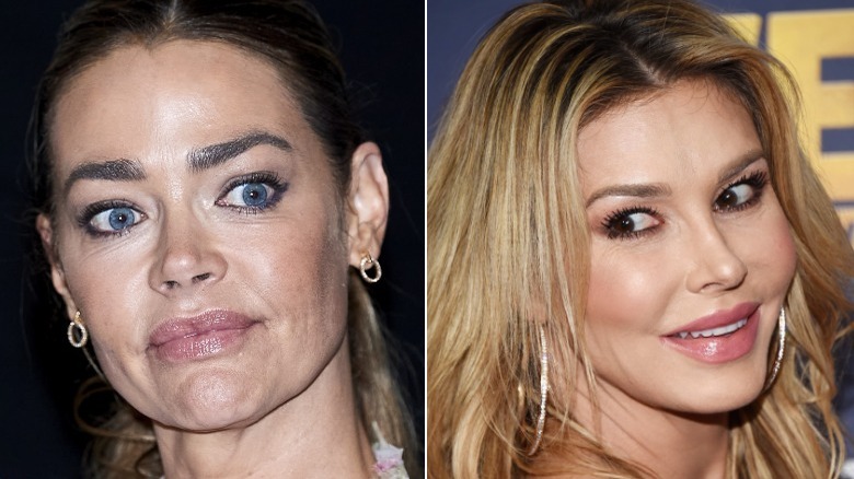 Denise Richards fa una smorfia, Brandi Glanville guarda indietro