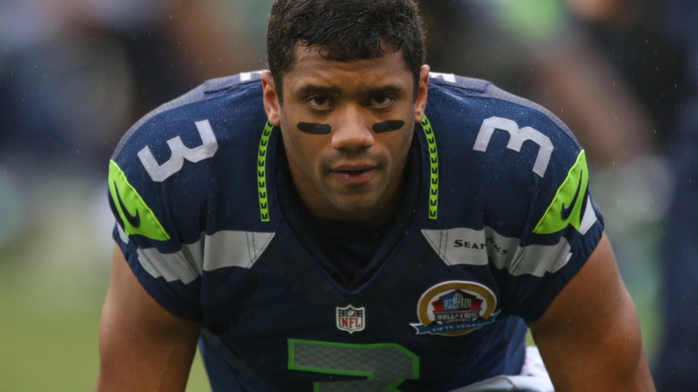 Russell Wilson durante una partita nel 2012