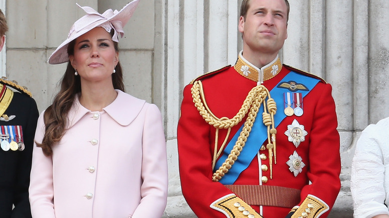 Kate Middleton e il principe William si esibiscono nel colore